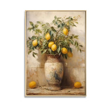 Load image into Gallery viewer, Canvas Brushed Print with Light Natural Frame 50 x 70cm,
