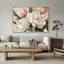 Load image into Gallery viewer, Canvas Brushed Print with Light Natural Frame
