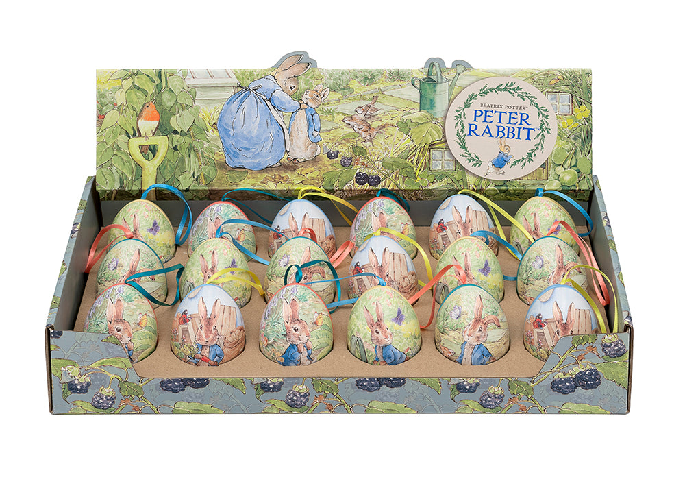 PETER RABBIT MINI EGG SHAPE TIN