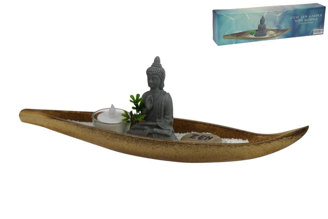 Zen Garden with Buddha
