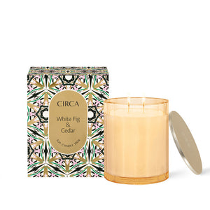 White Fig &amp; Cedar 350g Candle/ circa