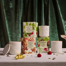 Load image into Gallery viewer, CIRCA 300g Candle - Christmas - RASPBERRY &amp; RHUBARB
