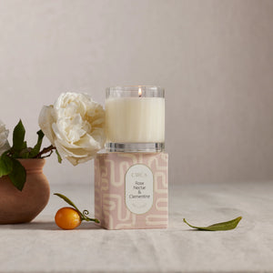 Limited Edition CIRCA Rose Nectar & Clementine Soy Candle 60g