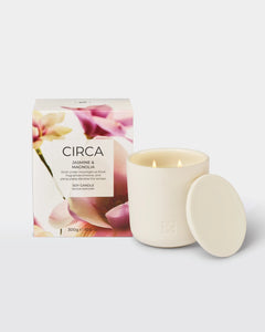 Jasmine & Magnolia Soy Candle / circa