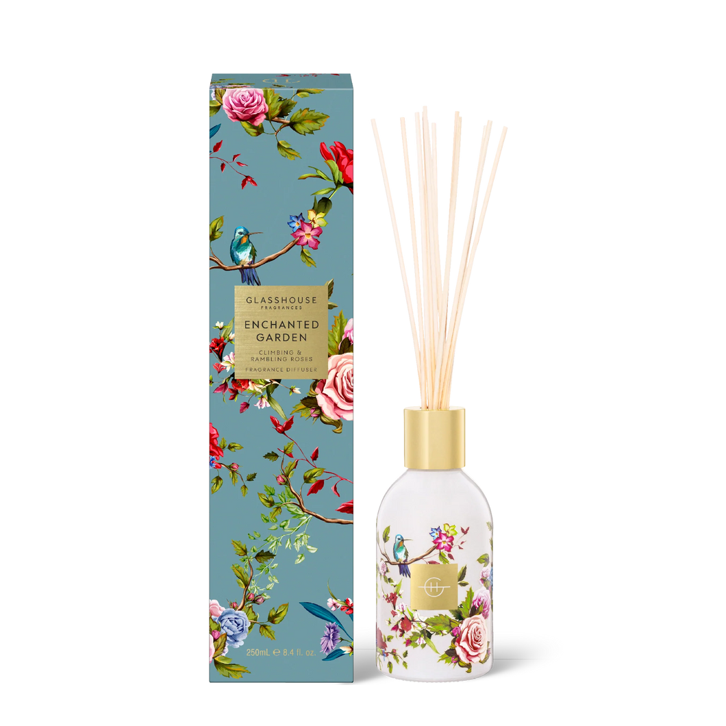 Limited Edition Glasshouse Diffuser ENCHANTED GARDEN