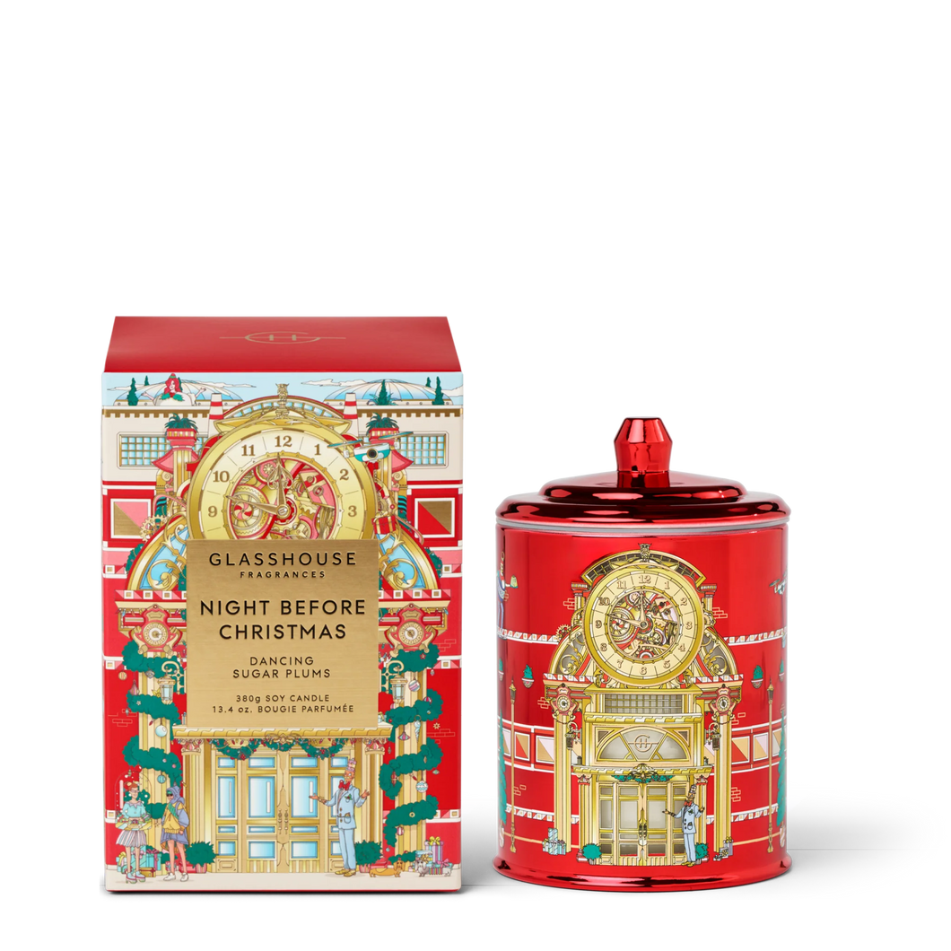 Glasshouse Night Before Christmas candle/Limited Edition