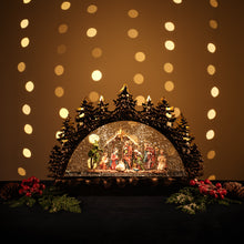 Load image into Gallery viewer, Snowing Candle Bridge / Nativity
