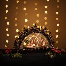 Load image into Gallery viewer, Snowing Candle Bridge / Nativity
