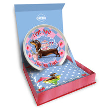 Load image into Gallery viewer, The Lil' Graze Plate  'Love you Long Time' 21 cm  Gift Boxed
