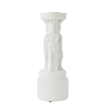 Load image into Gallery viewer, Classical Renaissance Style Deity Candle Holder - White
