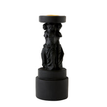 Load image into Gallery viewer, Renaissance Goddess Candle Holder - Black
