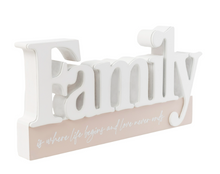 Load image into Gallery viewer, Wooden blockword - Family
