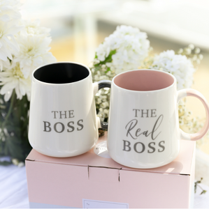 Wedding The Boss & The Real Boss Mug Set