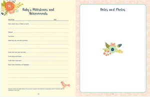 Baby's Book: The First Five Years (Floral)