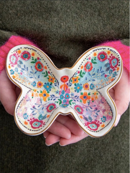 Artisan Trinket Bowl - Butterfly