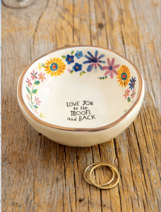 Artisan Trinket Bowl - Love You To The Moon And Back