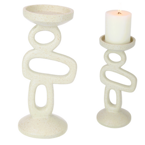 Abstract Coral Chain Pillar Holder/candle holder