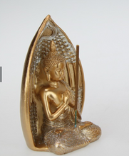 Load image into Gallery viewer, Gold Buddha in Rattan Leaf
