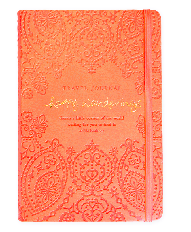 Peach travel journal
