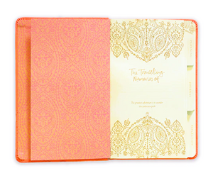 Peach travel journal