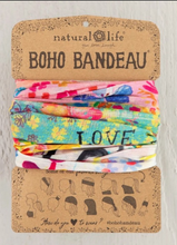 Load image into Gallery viewer, Boho Bandeau Rainbow Love
