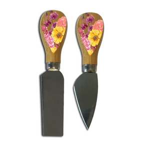 Serve cheese in style with the margaritaville cactus Cheese Knife Set by Lisa Pollock.