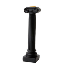 Load image into Gallery viewer, Classical Renaissance Pillar Candle Holder - Black
