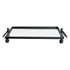 BLAIR IRON BLACK MIRROR TRAY