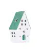 Load image into Gallery viewer, Christmas Green Light Up Ceramic House
