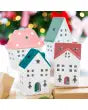 Load image into Gallery viewer, Christmas Green Light Up Ceramic House
