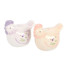 Load image into Gallery viewer, Hen Shaped Salt and Pepper Shakers
