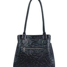 Load image into Gallery viewer, Rafaella Leather Shoulder Bag- E1-0827-BLACK
