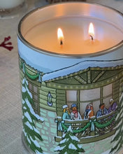 Load image into Gallery viewer, Glasshouse Fragrances- White Christmas-380g Candle -Christmas
