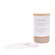 Load image into Gallery viewer, Heartfelt Jar of Baby Memories
