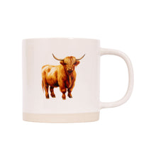 Load image into Gallery viewer, Rustic Meadow Highland Cow Mug

