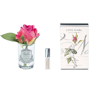 CÔTE NOIRE PERFUMED NATURAL TOUCH ROSE BUD - CLEAR - MAGENTA