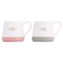 Load image into Gallery viewer, Wedding Mr &amp; Mrs Mug Set
