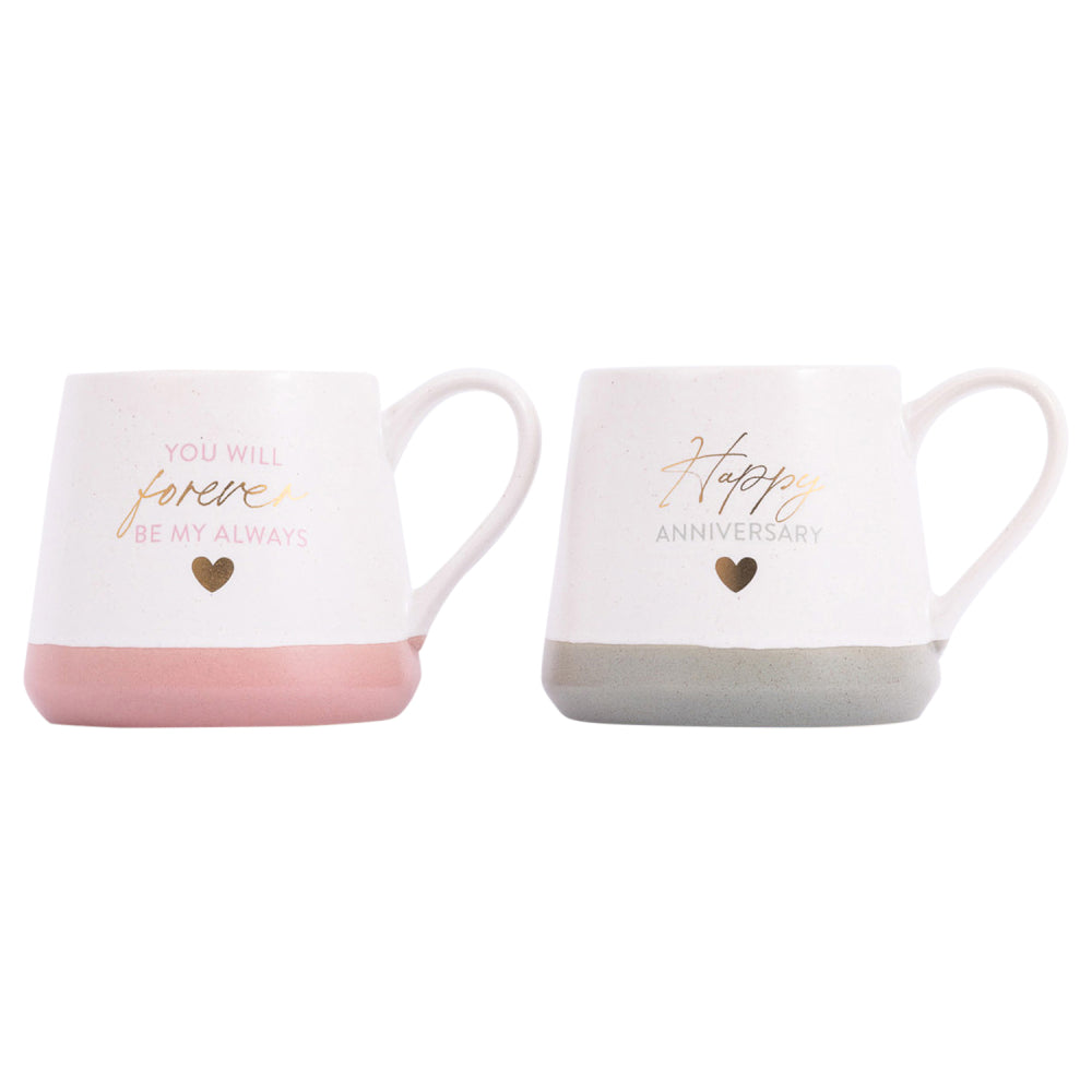 Wedding Anniversary Mug Set