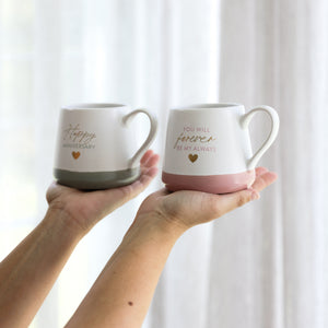 Wedding Anniversary Mug Set