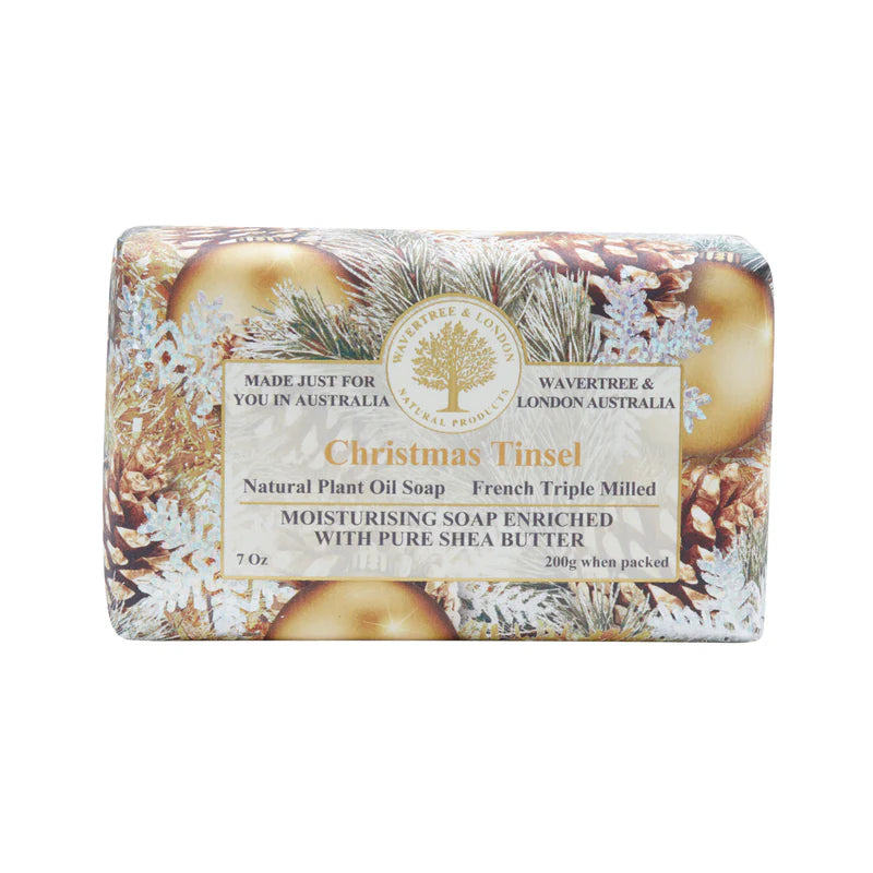 Christmas Tinsel Soap Bar 200g