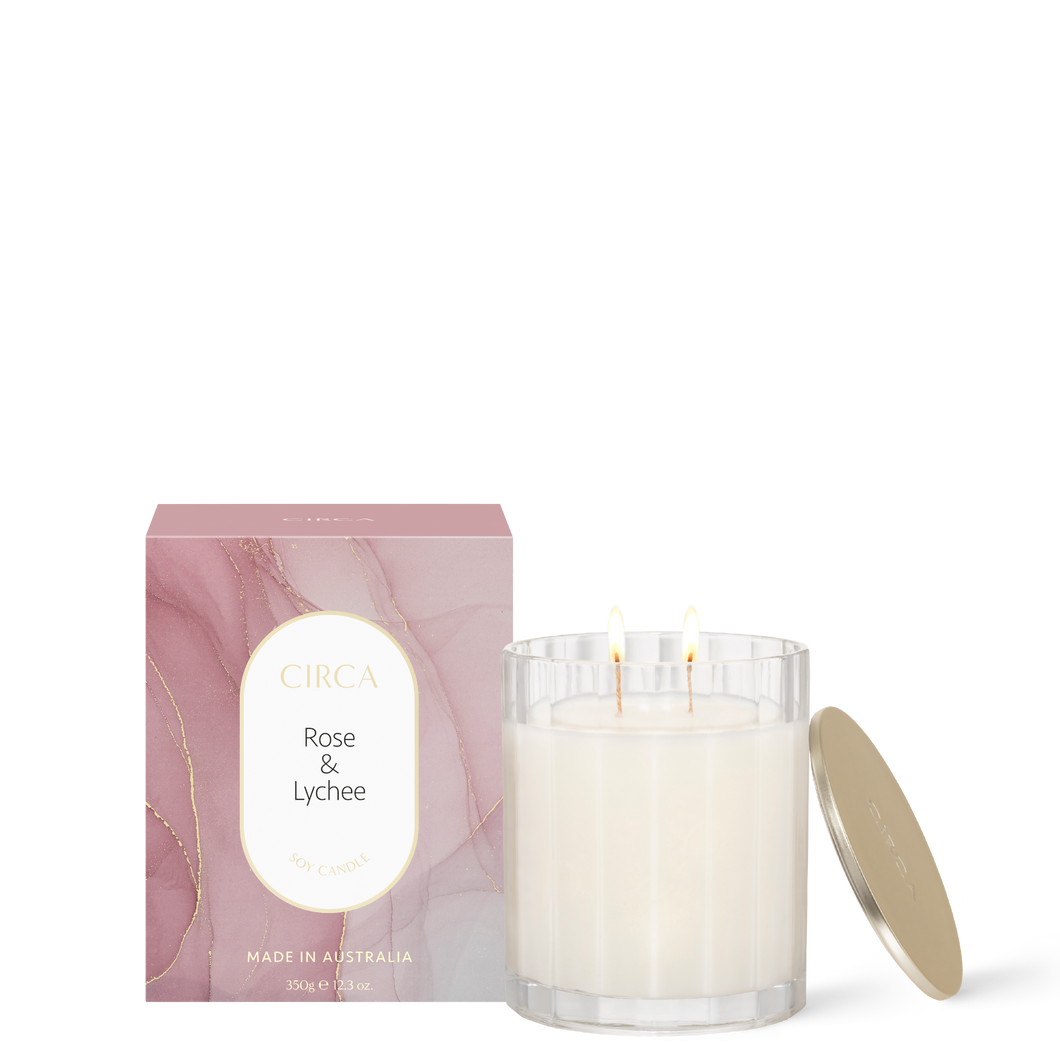 Circa Rose & Lychee Soy Candle