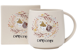 Capricorn Stoneware Mug & Coaster Set