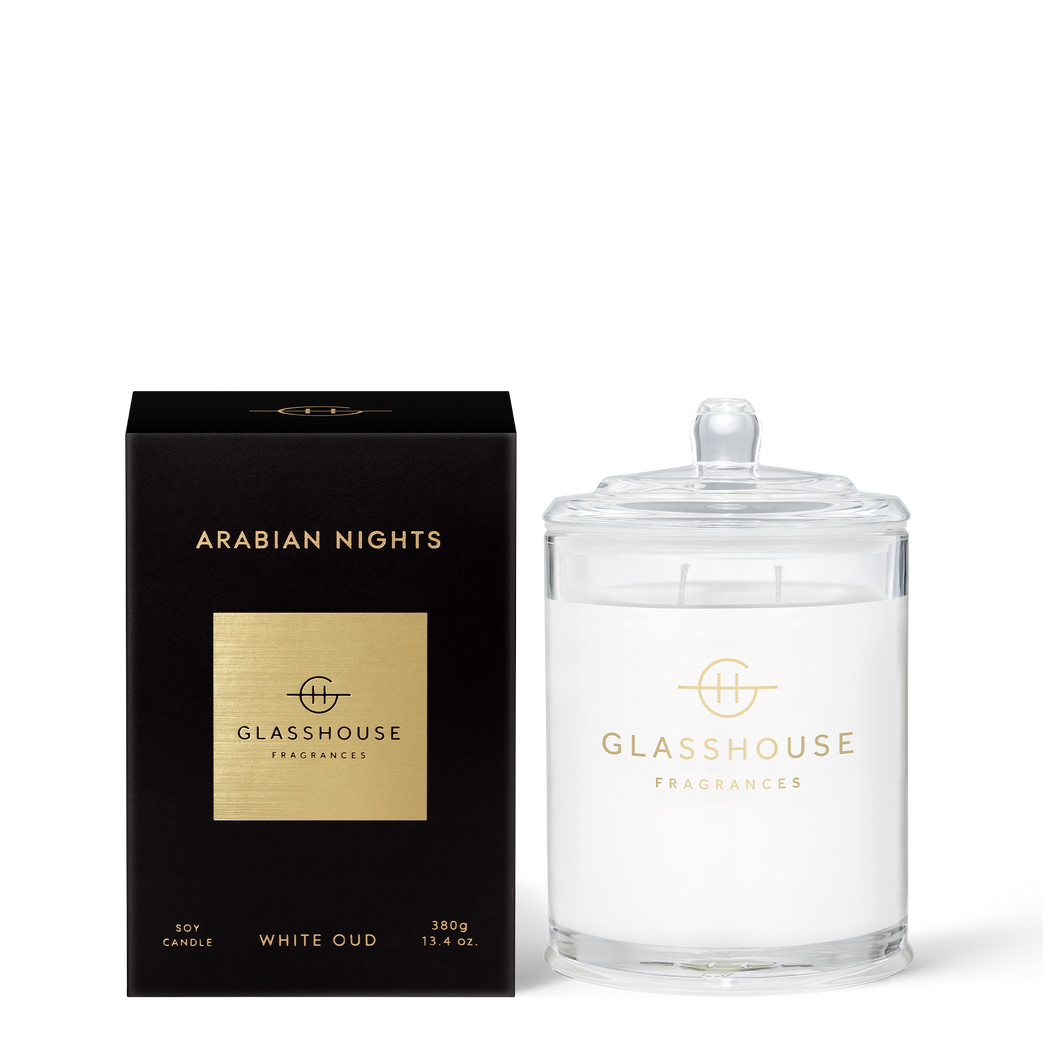 Glasshouse Fragrances Candle Arabian Nights 380g