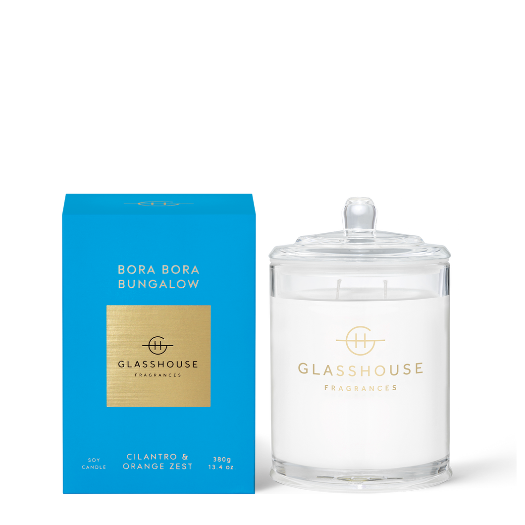 Glasshouse Fragrances Candle - Bora Bora Bungalow 380g