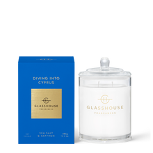 Load image into Gallery viewer, Glasshouse Fragrances Candle Diving Into Cyprus 380g
