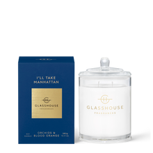 Load image into Gallery viewer, Glasshouse Fragrances Candle - I&#39;ll Take Manhattan 380g
