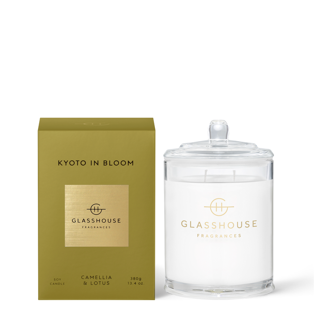 Glasshouse Fragrances Candle - Kyoto In Bloom 380g