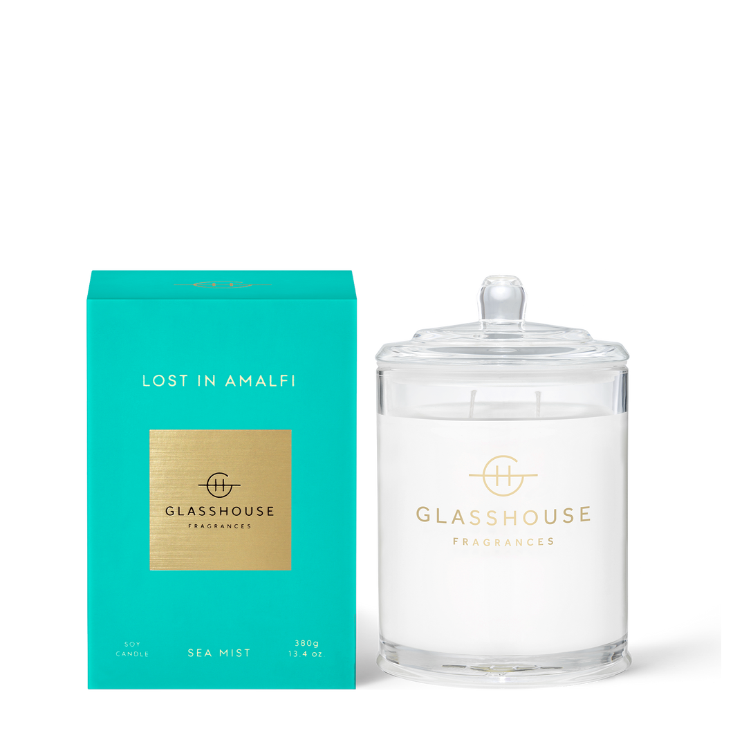 Glasshouse Fragrances Candle Lost In Amalfi 380g