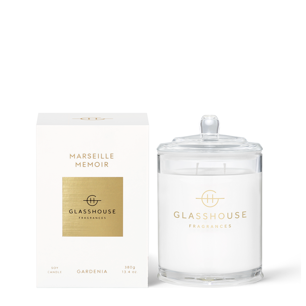 Glasshouse Fragrances Candle Marseille Memoir 380g
