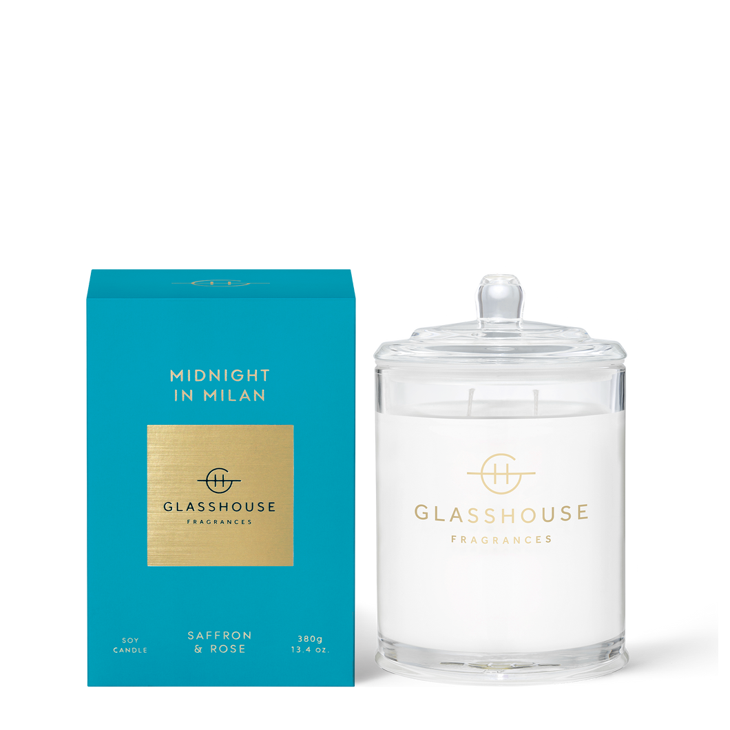 Glasshouse Fragrances Candle Midnight In Milan 380g